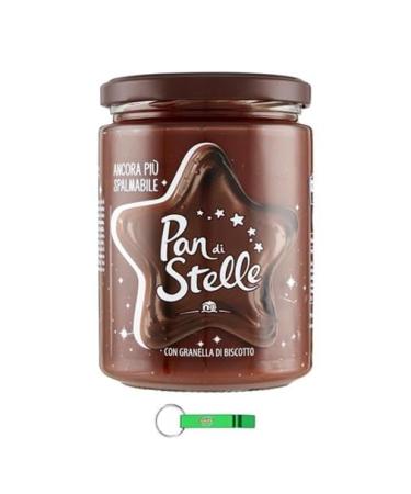 Pan di Stelle Crema Spalmabile Noisette Cr me tartiner 16 x 580 g Cr me avec grains de biscuits sans huile de palme + porte-cl s Beni Culinari gratuit