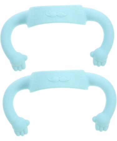 Vaguelly 4 Pcs Bottle Handle Handle Bottle Accessories Silica Gel Newborn Milk Grip 14.00X5.00X5.00CMx2pcs Sky-bluex2pcs - Buy Online on GoSupps.com
