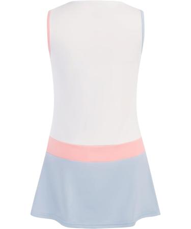 JACK SMITH Youth Girls Tennis Dress with Shorts Pockets - White, Size 6 Years - Buy Online on GoSupps.com