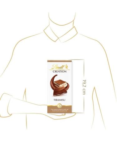 Lindt - CREATION Tiramisu Tablet - Milk Chocolate 150g - Buy Online on GoSupps.com