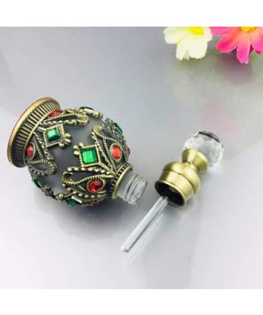 Liwein Vintage Perfumed Bottles - Refillable 15ml Glass Perfume Bottles (2 Pack) - Crystal Small Empty Fragrance Bottles for Travel & Personal Use - Buy Online on GoSupps.com