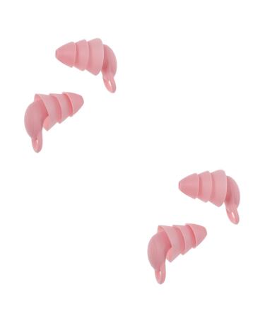 Healvian 2 Pairs Anti Noise Earplugs Motorcycle Ear Plugs Silicon Ear Plugs Noise Reduction Silicone Ear Plugs Ear Buds Earbuds Noise Canceling Earplugs Student Earmuffs Sports
