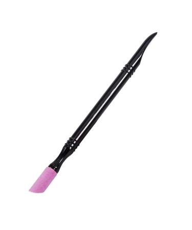 Nail Art Cuticle Remover Scrub Polish Quartz Pusher Stick Pen Pusher Polisher Dead Skin Remover Gel Polish Grinding Buffing Care Stick