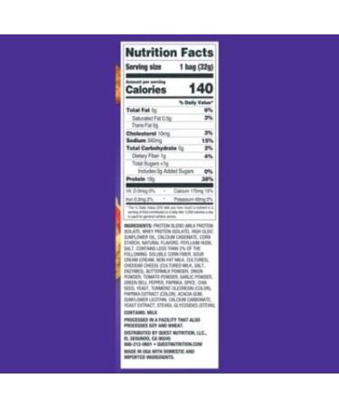 Quest Nutrition Loaded Taco Protein Chips - Low Carb, Gluten Free, Baked - 1.1oz (Pack of 8) - Buy Online on GoSupps.com