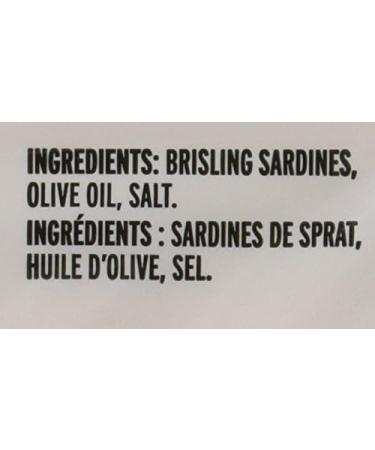 Clover Leaf Brisling Sardines in Olive Oil - 106g 12 Count - Canned Sardines - Canned Fish - Excellent Source Of Protein - 16g Of Protein Per 80g Serving Drained - Source Of Omega-3 - Source Of Iron - Source Of Vitamin D - Source Of Calcium - Buy Online on GoSupps.com