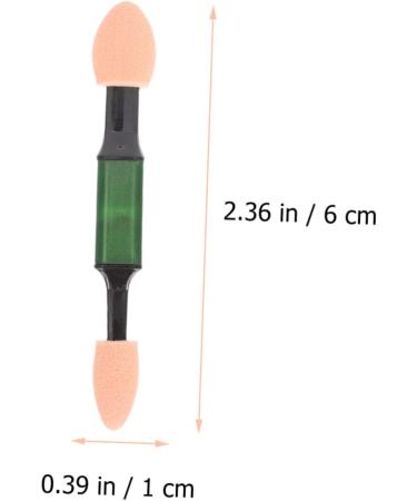 Baluue 30pcs Double Ended Eye Shadow Stick Sponge Foundation Applicator Eye Makeup Tools Brush Head Latex - Buy Online on GoSupps.com