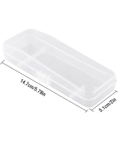 Galepromot White Transparent Razor Box - Durable Storage for Manual & System Razors Protective Cover & Container - Buy Online on GoSupps.com