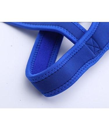 Snore Stop Belt Anti Snoring CPAP Chin Strap - Blue | Sleep Apnea Jaw Solution TMJ - Best Quality - Buy Online on GoSupps.com