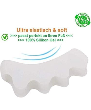 XinLace Bunion Corrector Gel Toe Separators - Toe Spacers for Hammer Toe Treatment and Pain Relief - Buy Online on GoSupps.com