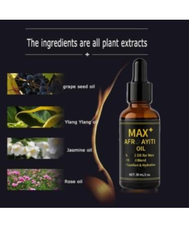 Max+ AfroAly Ali Oil Voror Mannen Trineh AfroAyi Oil Natural Formule Fast & Effective1 Oz 1 pcs - Buy Online on GoSupps.com