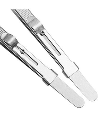 NBGGFF Tweezers Stainless Steel Anti-Static Tweezers with Sliding Lock Design Curved Tweezers for LaboratoryJewelry-Making Craft. - Buy Online on GoSupps.com