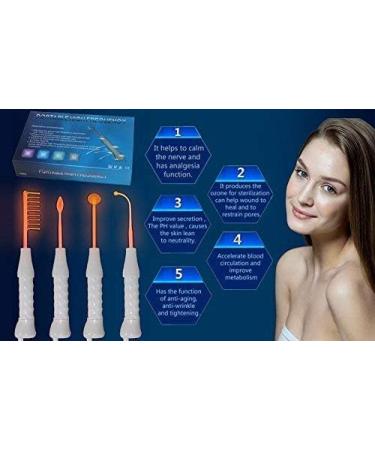 ZJchao HF Stab 5-in-1 High Frequency Acne & Hair Loss Device | Portable Facial & Body Treatment - Buy Online on GoSupps.com