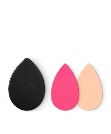 Kiko Milano Beauty Duo: Mirror & Sponge Cover |Spiegeletui with two sponges for applying foundations and liquid concealers Mirror and Sponge
