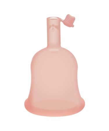 Exceart menstrual cup reusable period cups silicone monthly cup of menstrual containers collector for women lady home outdoors (orange s size)