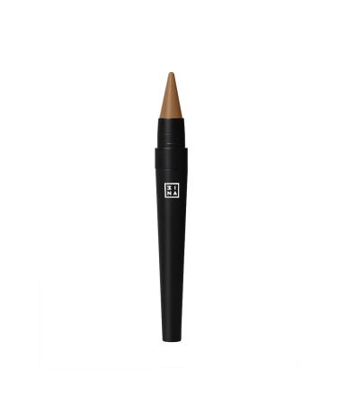 3ina make -up - vegan - animal test -free - The Kajal 406 - light brown - cabbage shapes - waterline - durable formula - highly pigmented - intense color - creamy formula - matt finish 406 - light brown