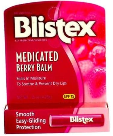 Buy Blistex Berry Medicated Lip Balm 0.15 oz - Nourishing Relief for Dry Lips | International Shipping Available - Buy Online on GoSupps.com