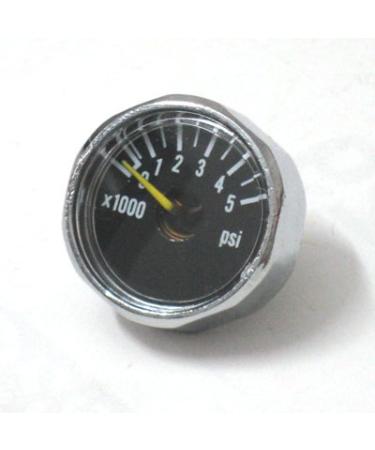 Outdoor Guy Paintball Airsoft PCP Airgun Mini Manometer Gauge 5000PSI 1/8NPT