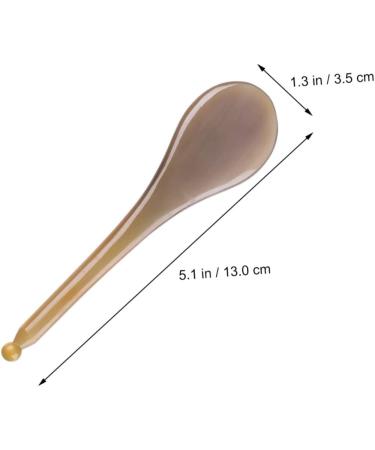 Beaupretty 2 pcs Yak Skull Gua Sha Massage Board - Facial & Body Scraping Plate Massager | Premium Ox Horn 13x3.5cm | International Shipping - Buy Online on GoSupps.com