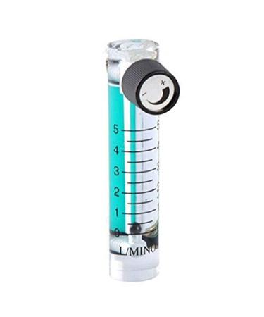 Jkowueom 0.1-5LPM 1L Oxygen Meter Flowmeter with Control Valve for Oxygen Air