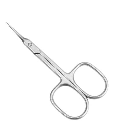 Cuticle Scissors Stainless Steel Manicure Grooming Scissors Curved Slice Pedicure Tool for Nail