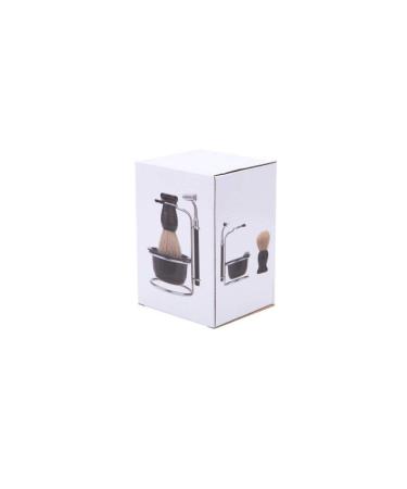Perfect Brush Shaving Kit Set for Men & Women - Stainless Steel Cup Razor & Stand (White One Size) - International Shipping Available - Buy Online on GoSupps.com