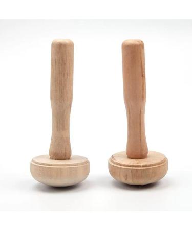 2pcs Wooden Mushroom Roller Printmaking Tool for Art Crafts - Ink Rubbing Supplies - Buy Online on GoSupps.com