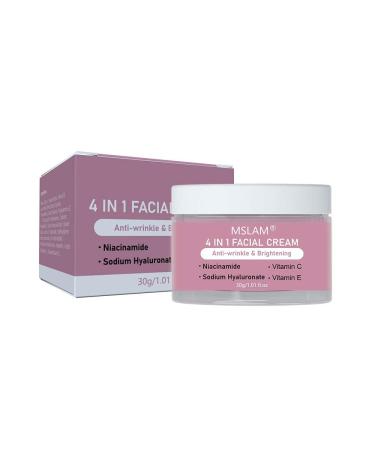 Moisturizer Cream- Facial Moisturiser With Hyaluronic Acid Vitamin C And Niacinamide Face Moisturiser For Anti-Aging Wrinkles Dark Spots Face Cream Suitable For All Skin Types.(30ml)