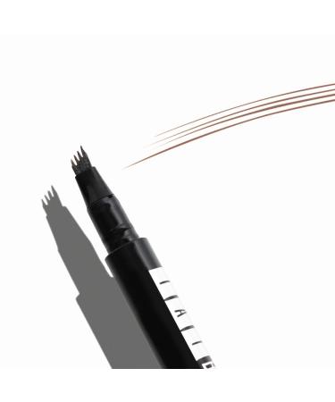 TatBrow Original Microblade Pen - Create Natural Looking Eyebrows in Seconds, Easy-To-Use Waterproof Brow Pen (Medium Brown)
