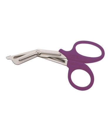 INSGB - Bandage Shears Scissors EMT and Medical Scissors for Nurses Students Emergency Room Paramedics - Perfect Nurses Scissors for First Aid Tough Cut Scissors (Large 7.5 Inches Purple) Large 7.5 Inches Purple