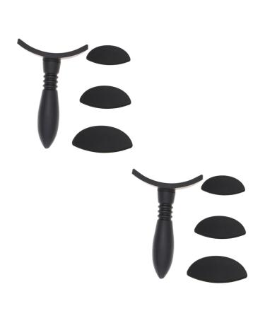 FRCOLOR 2 Sets Eye Shadow Stamp Makeup Stamp Convenient Eye Shadow Seal Crease Eyeshadow Stamp Make up 1 count (Pack of 1) Blackx2pcs