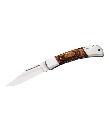 Herbertz pocket knife high length of the booklet 10 cm steel 420 Pakkah dol matted stainless steel cheeks sharp folding knife 223310 stainless steel gray medium