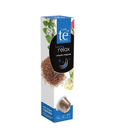 Cuida T - Relaxing function - Infusion capsules - Relaxing function - 5 Capsules compatible with Nespresso - 15 Grams