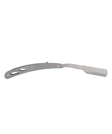 Buy Stainless Steel Barber Razor - Durable Rustproof Folding Razor Holder for Professional Shaving - Buy Online on GoSupps.com