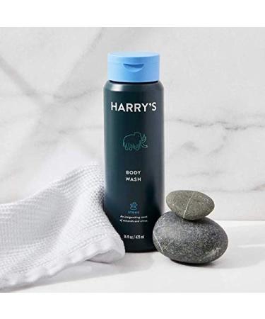 Harry's 3 in 1 Stone Combo: Body Wash Gel, Bar Soap & Loofah Set - Minerals & Citrus - Buy Online on GoSupps.com