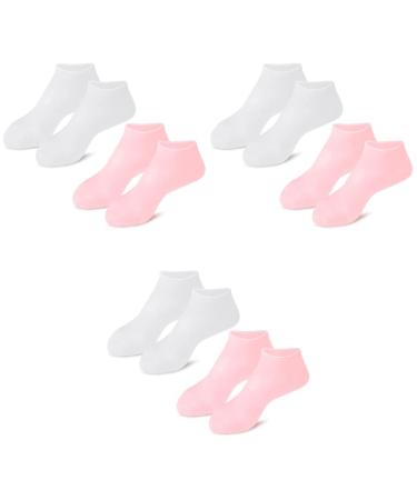 Beaupretty 6 Pairs Exfoliating Moisturizing Socks Heal Socks Cuticles Socks Non Socks Cracked Heel Womens High Heel Shoes Cracked Feet Moisturizing Socks Miss Sebs Dry Skin Hydrating