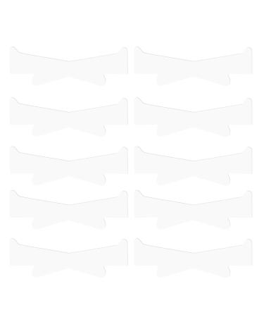 Autocollants de levage pour les lignes de cou Patches de r duction du visage 10pcs Tapis de serrage invisible rides D gager