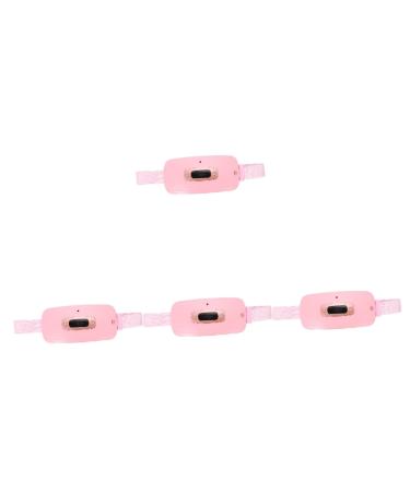 Minkissy 4 Pieces Massage-Facury Support Menstrual Heating Cushion Massing Heating Cushions Heating Belt heating belt Massed Belt Belt Menstrual Belt Heating Massage Belt Tool Rosa