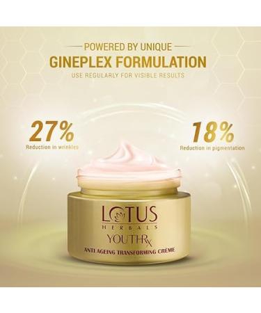 L_ot.us Herbals Youthrx Anti-Ageing Cream - SPF 25 | Transforming Formula with Gineplex Youth Compound | Visible Reduction of Aging Signs | Suitable for All Skin Types | 50g - Buy Online on GoSupps.com