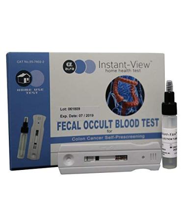 immunochemical Fecal Occult Blood (iFOB) Home Test and Stool Test for Colorectal Diseases - 2 Pack