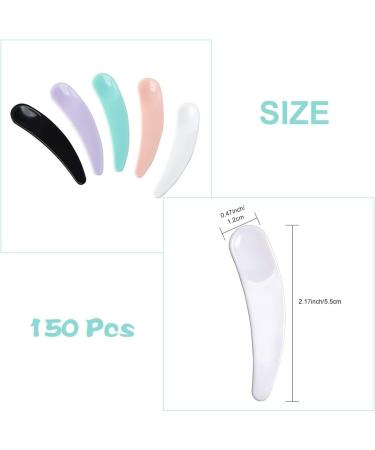 150-Piece Mini Cosmetic Spatula Set - Cream & Mask Applicators for Skincare | International Shipping - Buy Online on GoSupps.com