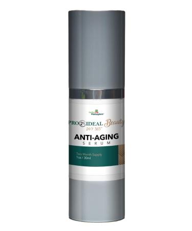 Pro 2x Ideal Beauty 24-7 365 Serum - Anti Aging Serum - 2 Month Supply - Resurfacing & Brightening Serum - Vitamin C & AHA - Reduce Appearance of Wrinkles Age Spots & Pores - Aid Collagen Production