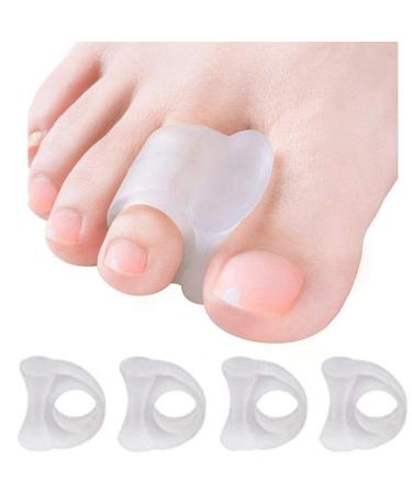 Toe Spreader for Big Toes - Gel Stretcher & Silicone Caps for Hallux Valgus Correction | Pack of 4 - Buy Online on GoSupps.com