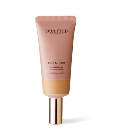 Tint & Glow Hydrating Moisturising Skin Enhancer from Sculpted by Aimee 45ml Cruelty-Free Moisturising & Tinted Skin Booster with SPF 30 and Blue Light Protection 40 ml (Pack of 1) TG5.0 Medium - Buy Online on GoSupps.com