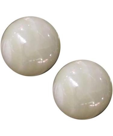 Buy Healifty 2 Pieces Chinese Jade Baoding Balls - Smooth Fitness & Hand Massage Balls for Health & Exercise | Ideal for Seniors - Buy Online on GoSupps.com
