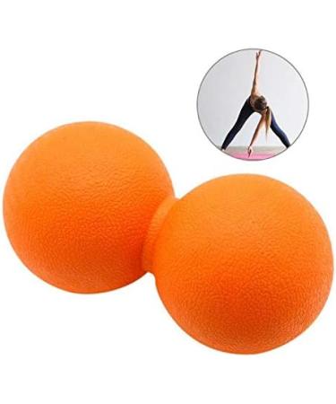 Xptieeck TPE Ball - Portable Gym Fitness & Therapy Massage Ball for Stress Relief & Blood Circulation - Orange - Buy Online on GoSupps.com