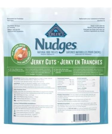 Blue Buffalo Nudges Natural Dog Treats Chicken Jerky 16oz - Buy Online on GoSupps.com