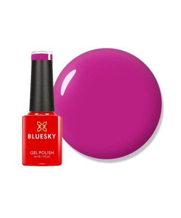 Bluesky Gel Nail Polish Barbie - A035 Pink Bright Long Lasting Chip Resistant 5ml (Requires Drying Under UV LED Lamp) Hot Pink 5 ml (Pack of 1) - Buy Online on GoSupps.com