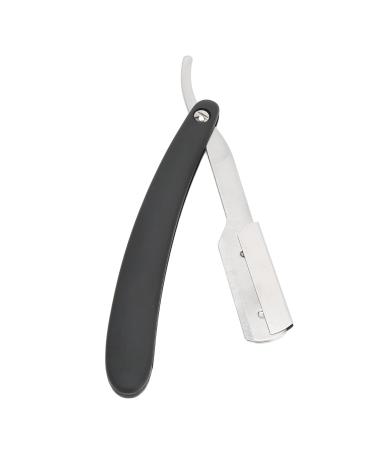 Straight Razor Professional Stainless Steel Barber Razor with Straight Edge Foldable Beard Blade Holder for Men