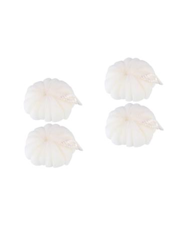 FRCOLOR 4 Pcs Large Bath Ball Bubble Maker Mesh Nets Ball Shower Scrubber Ball Shower Bubble Ball Shower Ball Shower Reticulated Balls Body Scrubber Bath Scrubber Shower Sponge Loofahs