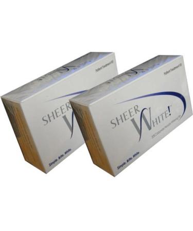 Sheer White Teeth Whitening Strips (Double Pack) (Double Pack)